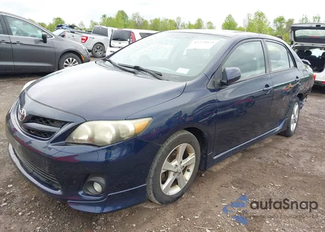 2011 Toyota Corolla S from USA, damaged, VIN 2T1BU4EE4BC593797